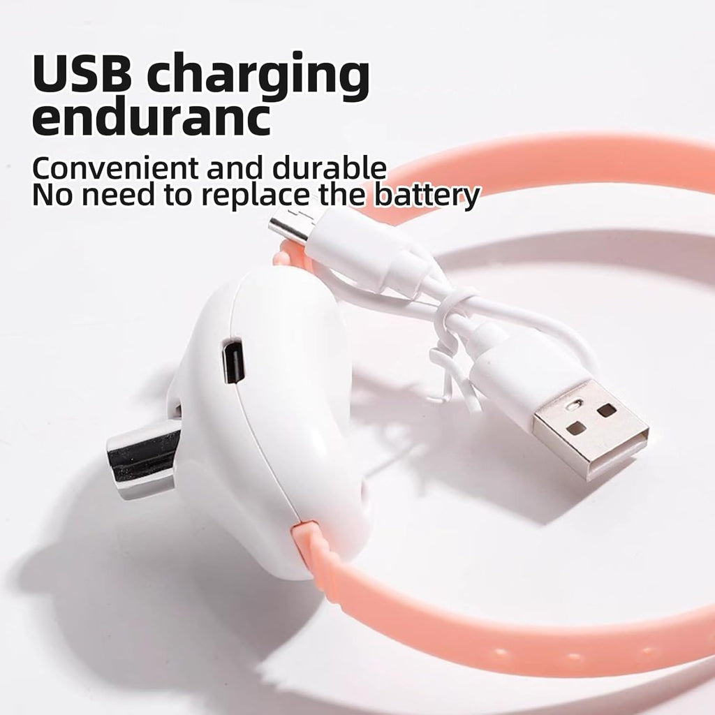 Automatic Cat Laser Toys - Wearable Interactive Cat Toys for Indoor Cats Kitty Dogs,Automatic Cat Toys with  Light,earable Electronic Collar for Kitten， Rechargeable