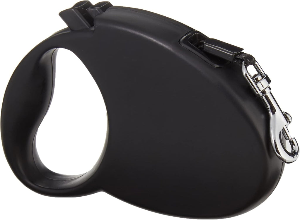 Retractable Pet Leash, for Dogs under 44 lbs, Locking Mechanism, Small - 16ft, Black
