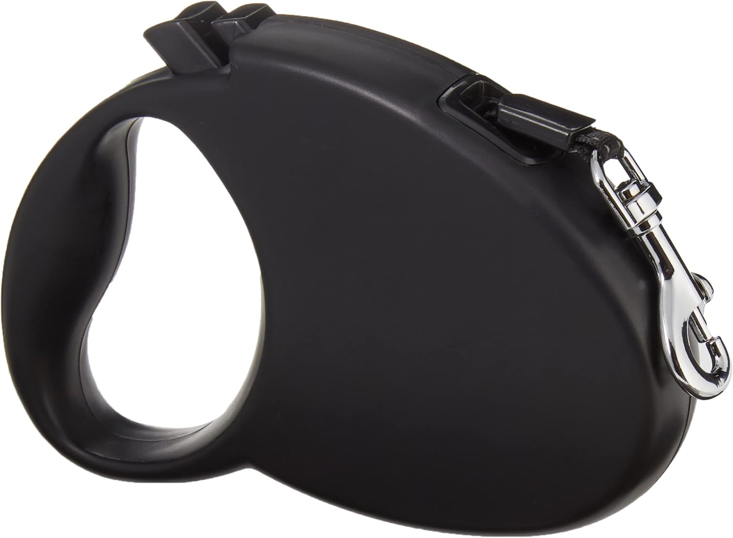 Retractable Pet Leash, for Dogs under 44 lbs, Locking Mechanism, Small - 16ft, Black