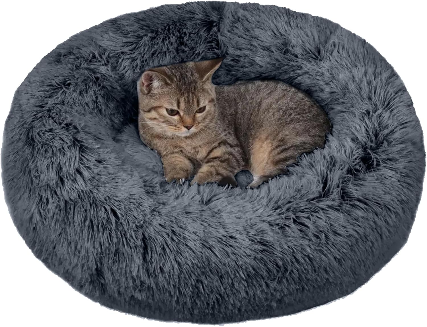 Pet Bed, Pet Cushion, Pet Sofa, Dog Bed, Cat Bed, For Cats, Puppies, Small Dogs, Pet Supplies, Sleep Soundly, Chew-resistant, Round, Donut, Soft, Fluffy, Cute, Anti-Slip, Suitable for All Year,
